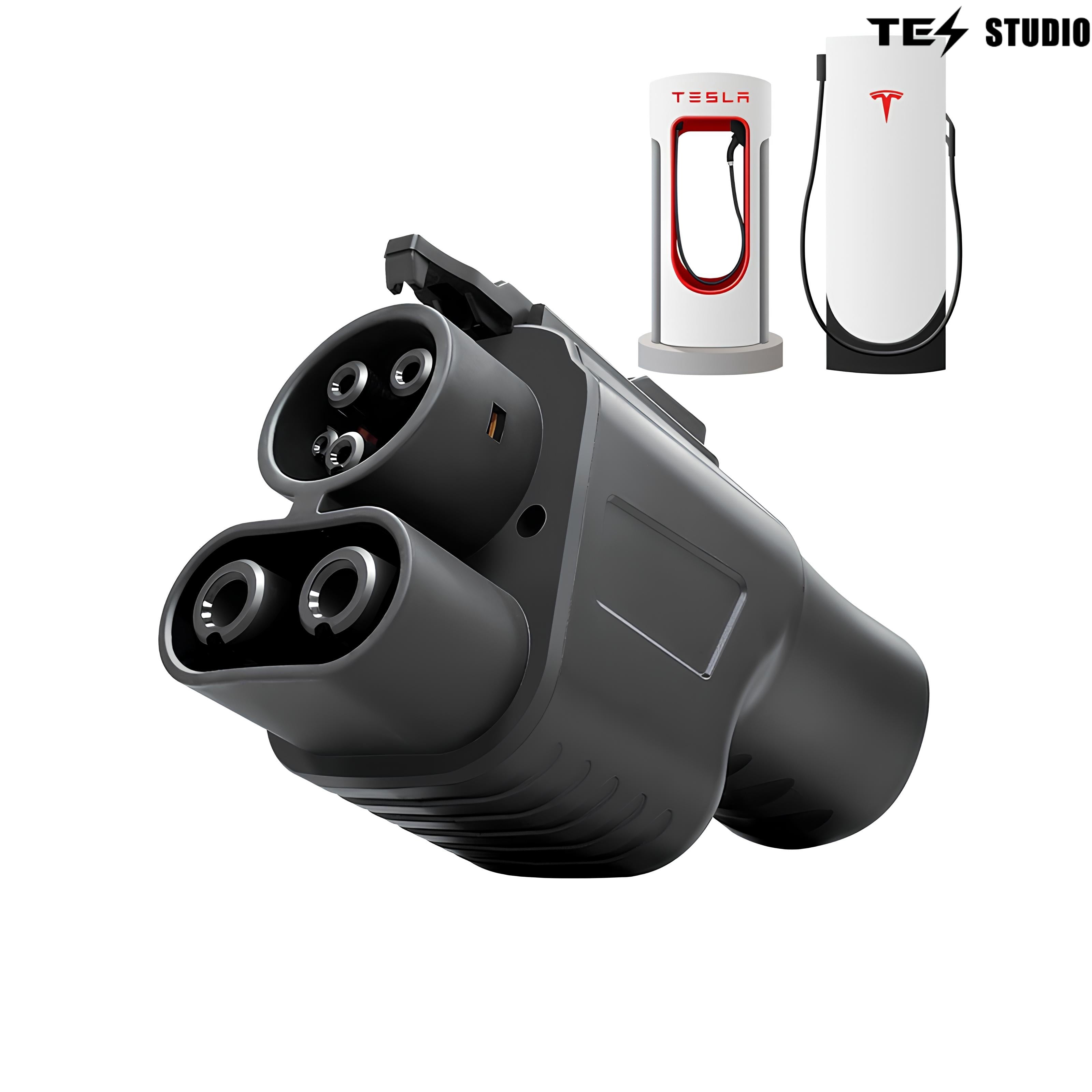 NACS to CCS fast charging adapter for Tesla road trips