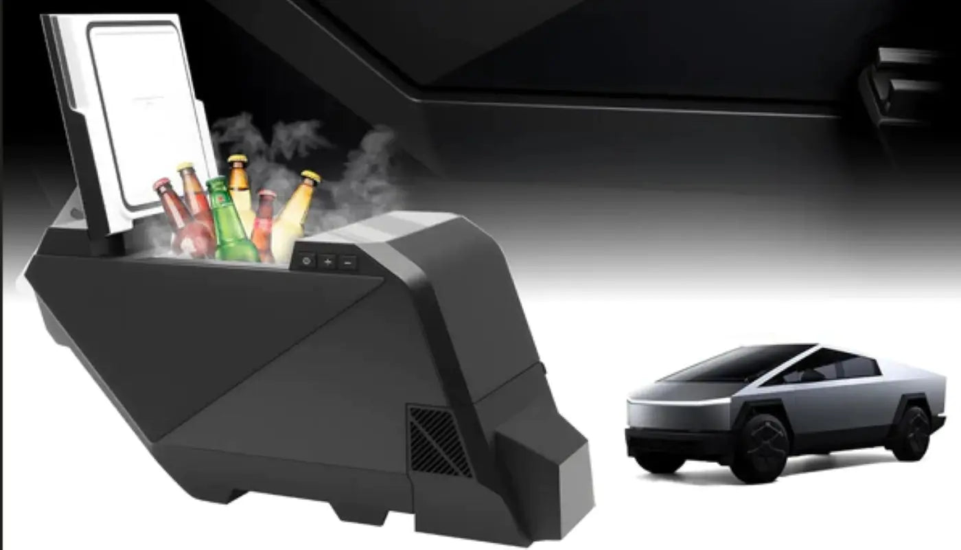 Tesla Cybertruck Cooler Refrigerator 18L Floor Center Console Fridge Tesstudio®