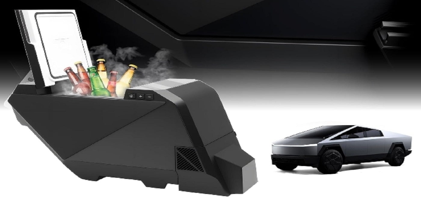 Best Cybertruck Cooler: Tesstudio® 18L Fridge for Tesla Adventures