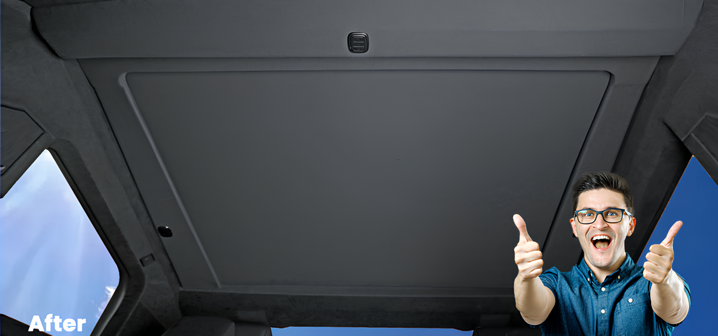 Tesla Cybertruck Electric Sunshade Cybertruck Powered Glass Roof Sunshade Tesstudio®