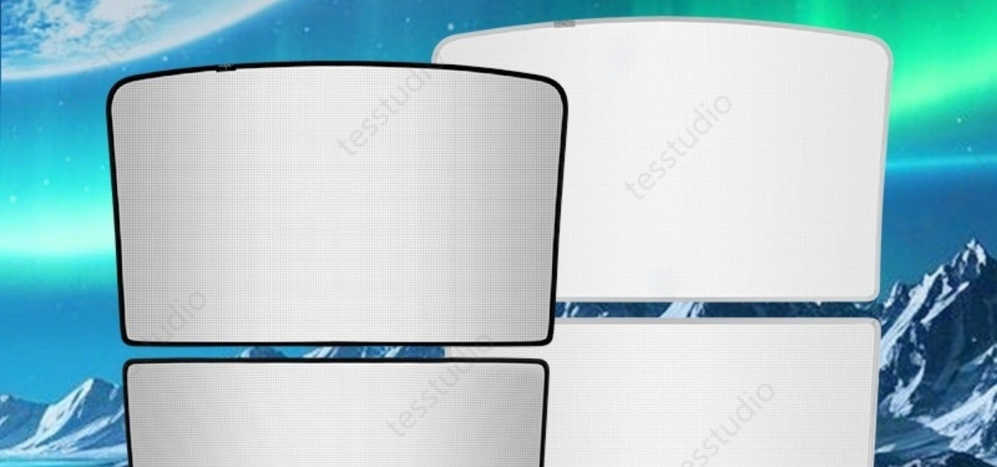 Tesla Model Y Juniper Crystal Mesh Sunshade Model Y Juniper Sunshade Tesstudio® 2025