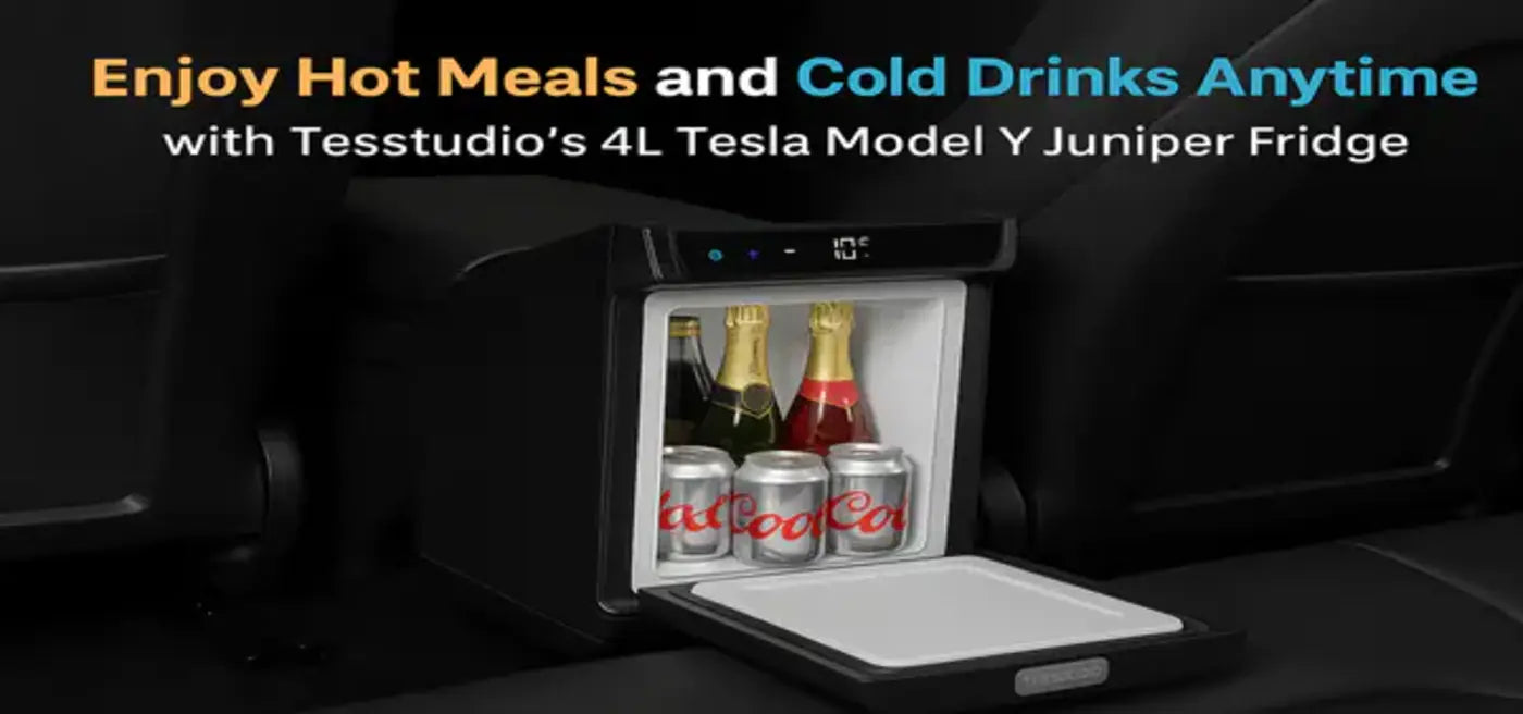 Tesstudio 4L Center Console Freezer For Tesla Model Y Juniper