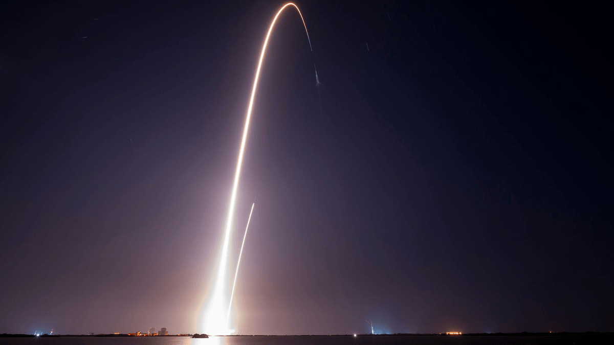 SpaceX Falcon 9 launches the Globalstar 2-R Launch 1 mission from Cape Canaveral