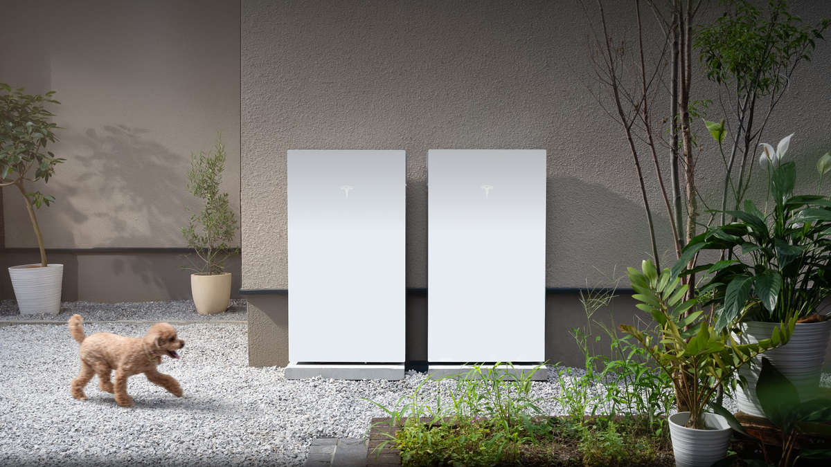 Tesla Powerwall 3 installed beside a Japanese home, illustrating Japan availability