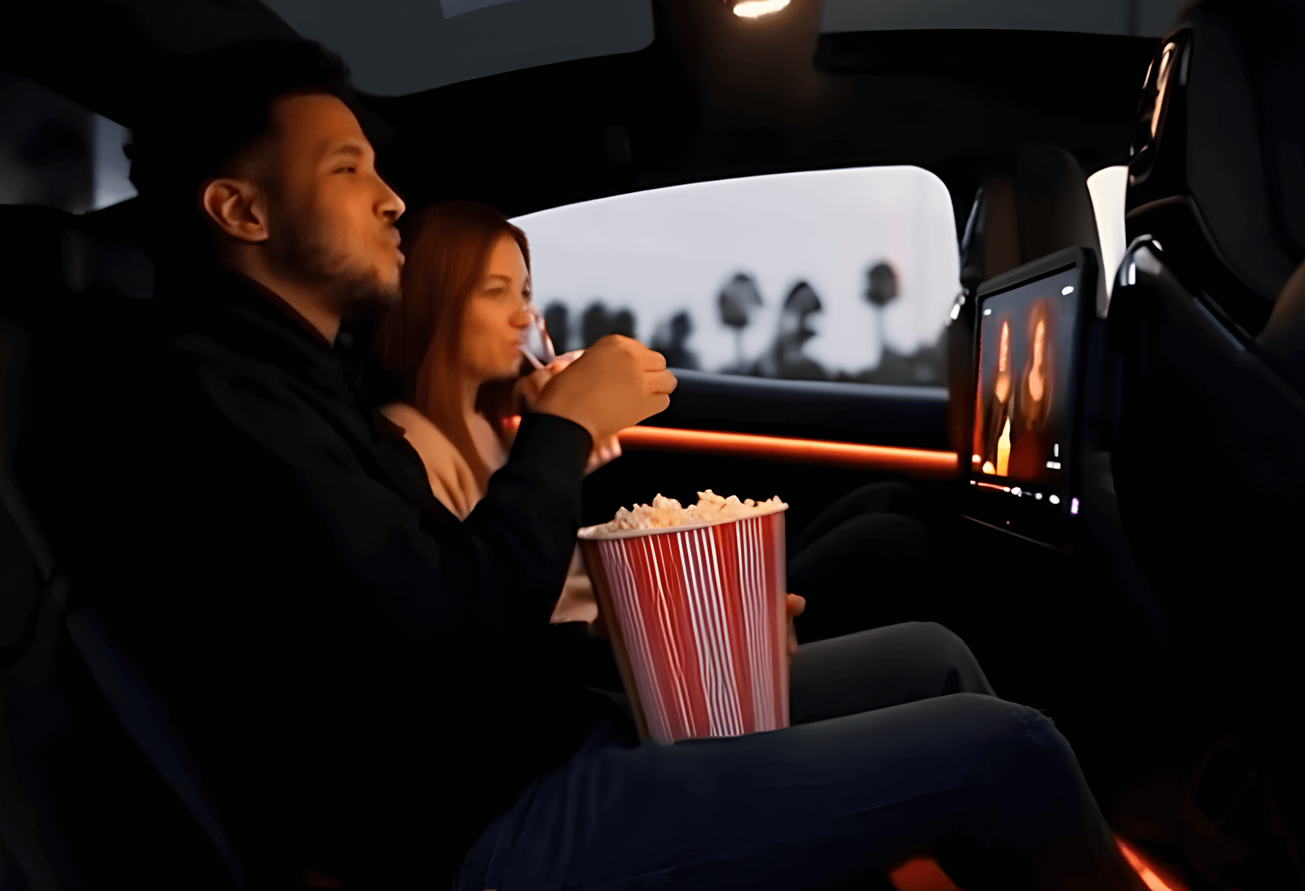 R89 Rear Display Screen with Disney Plus Entertainment(February 2019+) For Model 3/Y