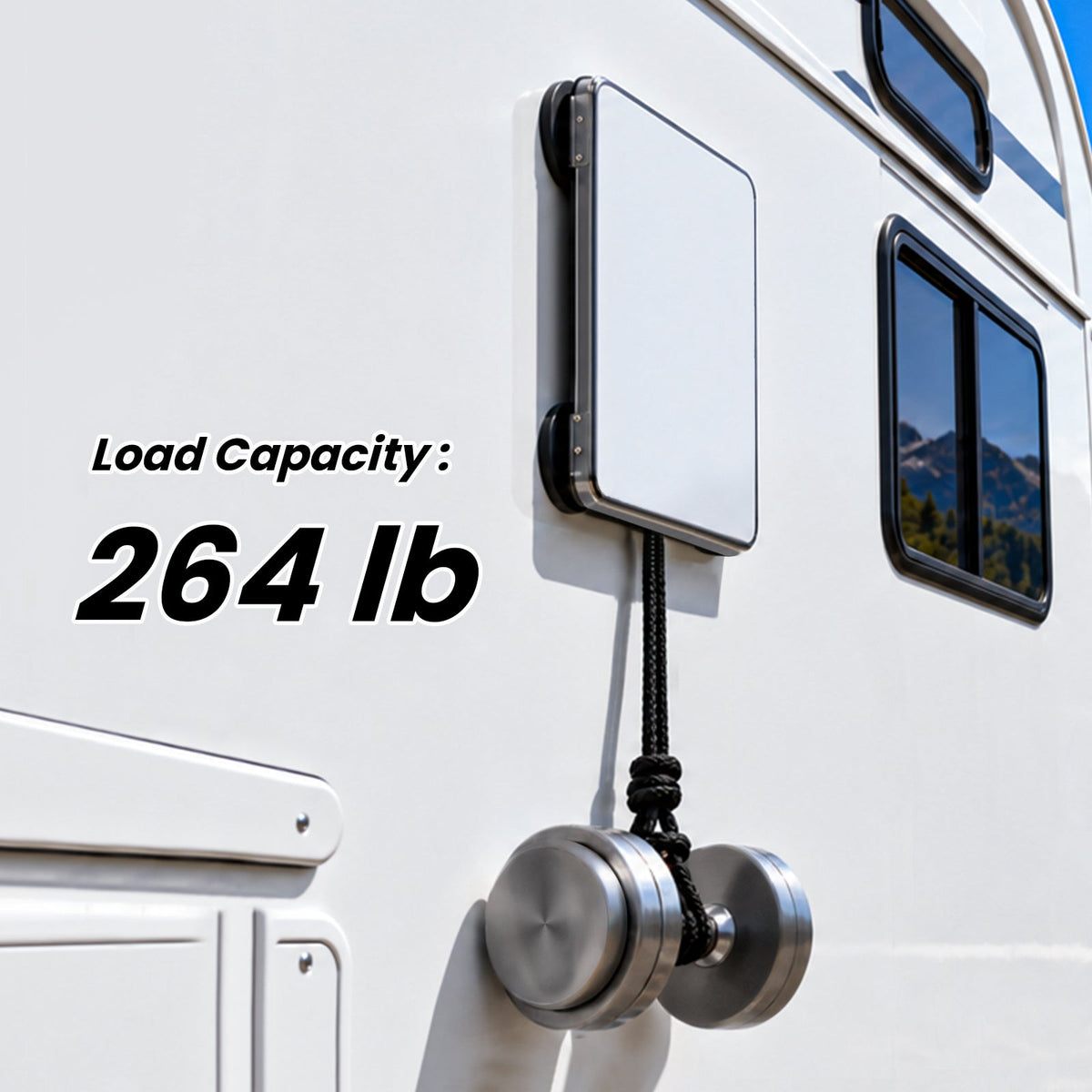 Starlink Mini Magnetic Flat Mount with Protective Cover - 264 lb