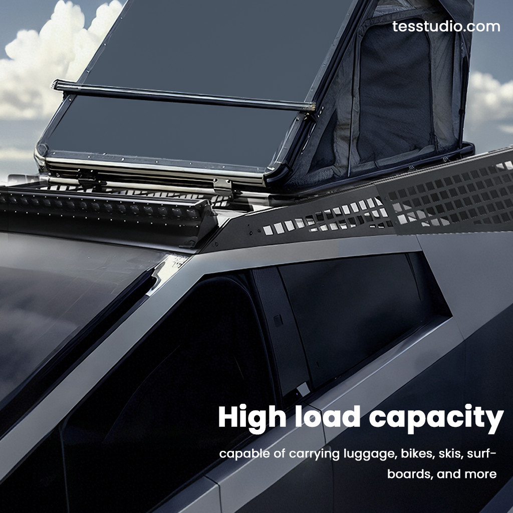Tesla Cybertruck Crossbars Molle Panel Cybertruck Roof Racks