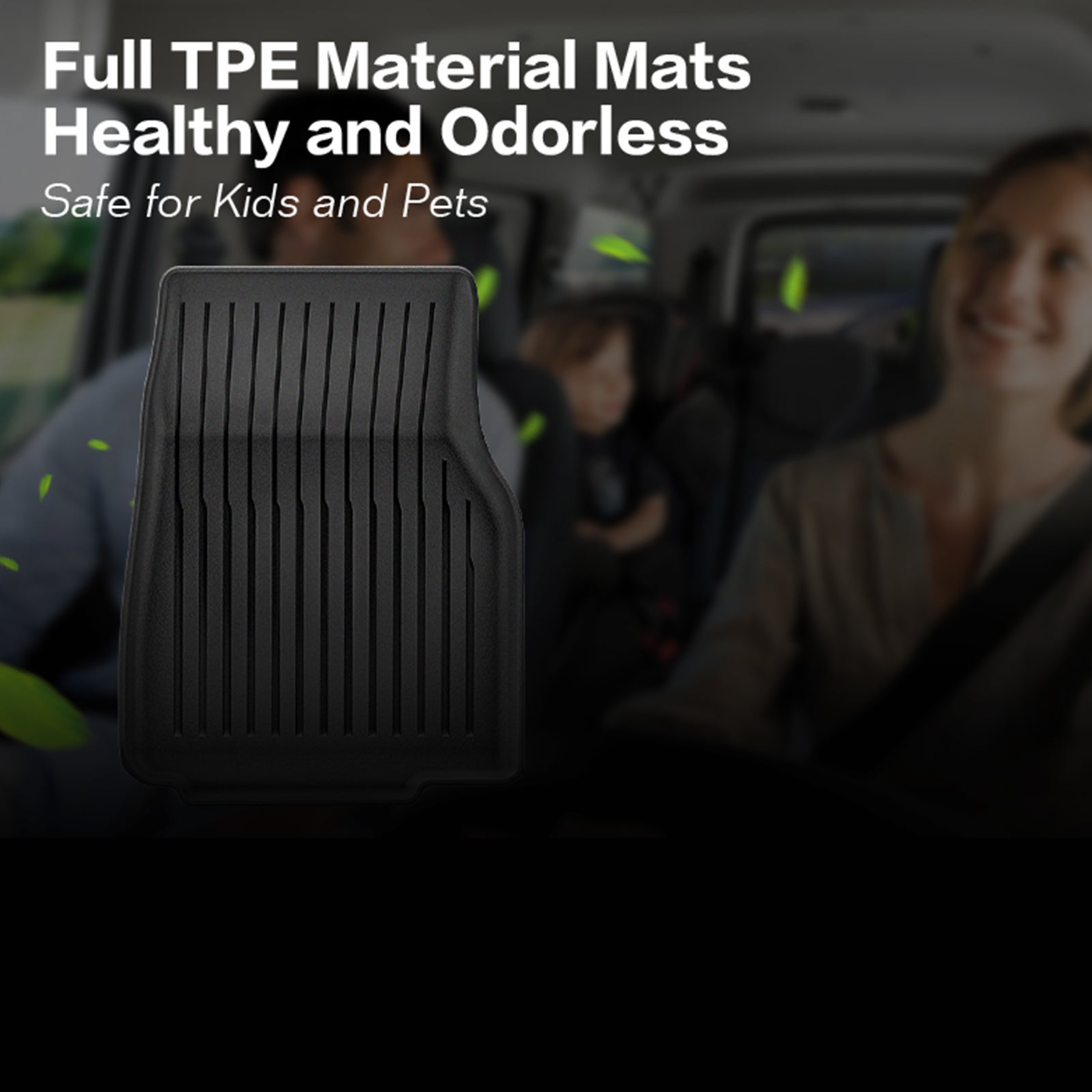 TPE Mats Floor Mats For Tesla Model Y Juniper