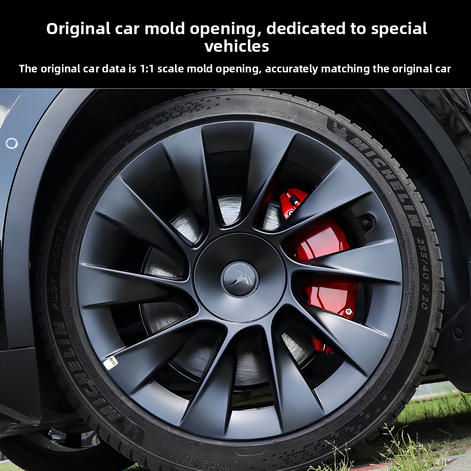 Tesla Model 3/3 Highland Model Y/Y Juniper Brake Caliper Covers Tesstudio® (4pcs)