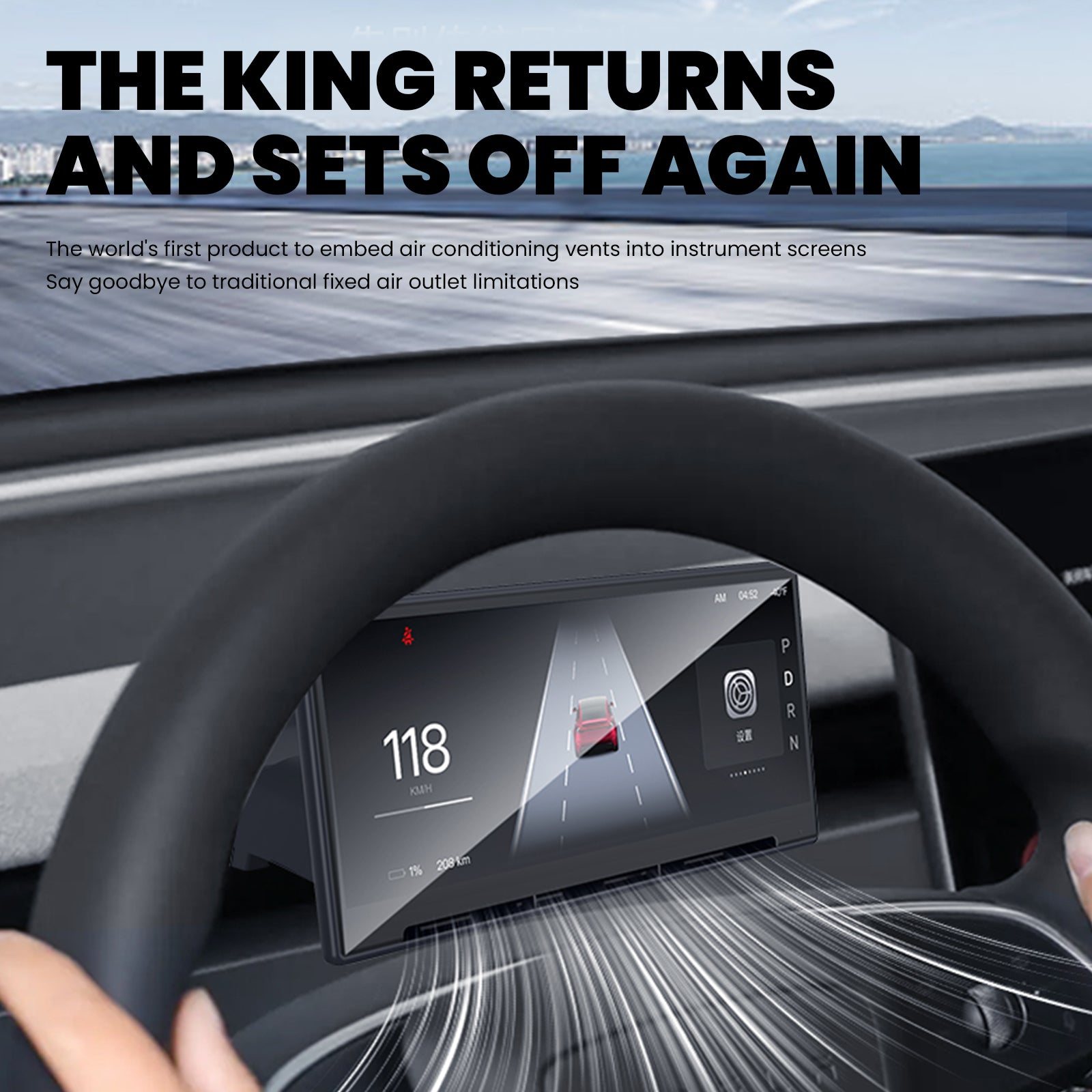 Tesla Model 3/3 Highland Model Y/Y Juniper F9 Pro Touchscreen Dashboard Display Tesstudio®