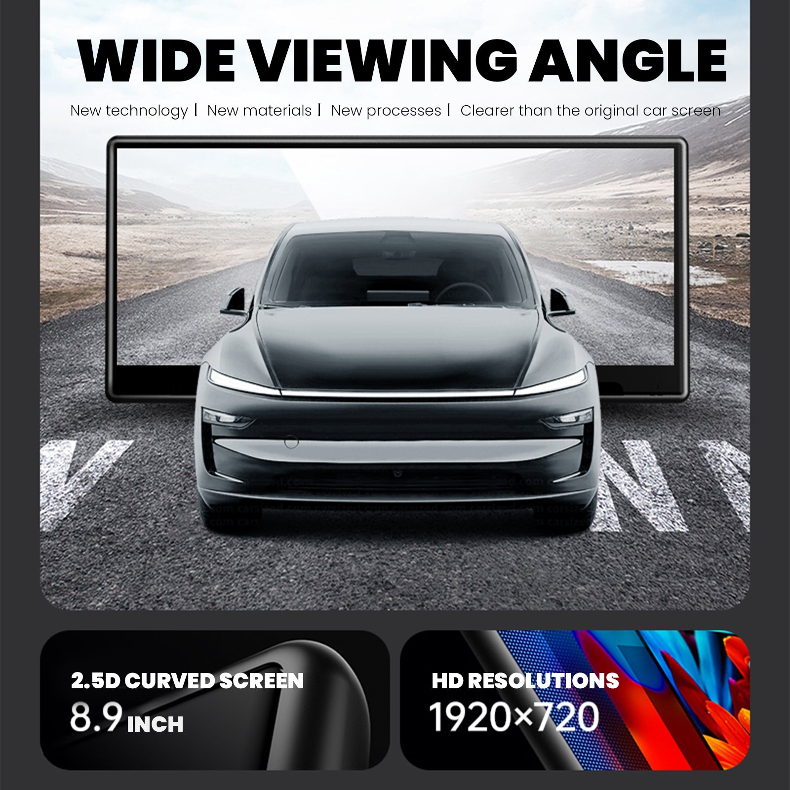 Tesla Model 3/3 Highland Model Y/Y Juniper F9 Pro Touchscreen Dashboard Display Tesstudio®