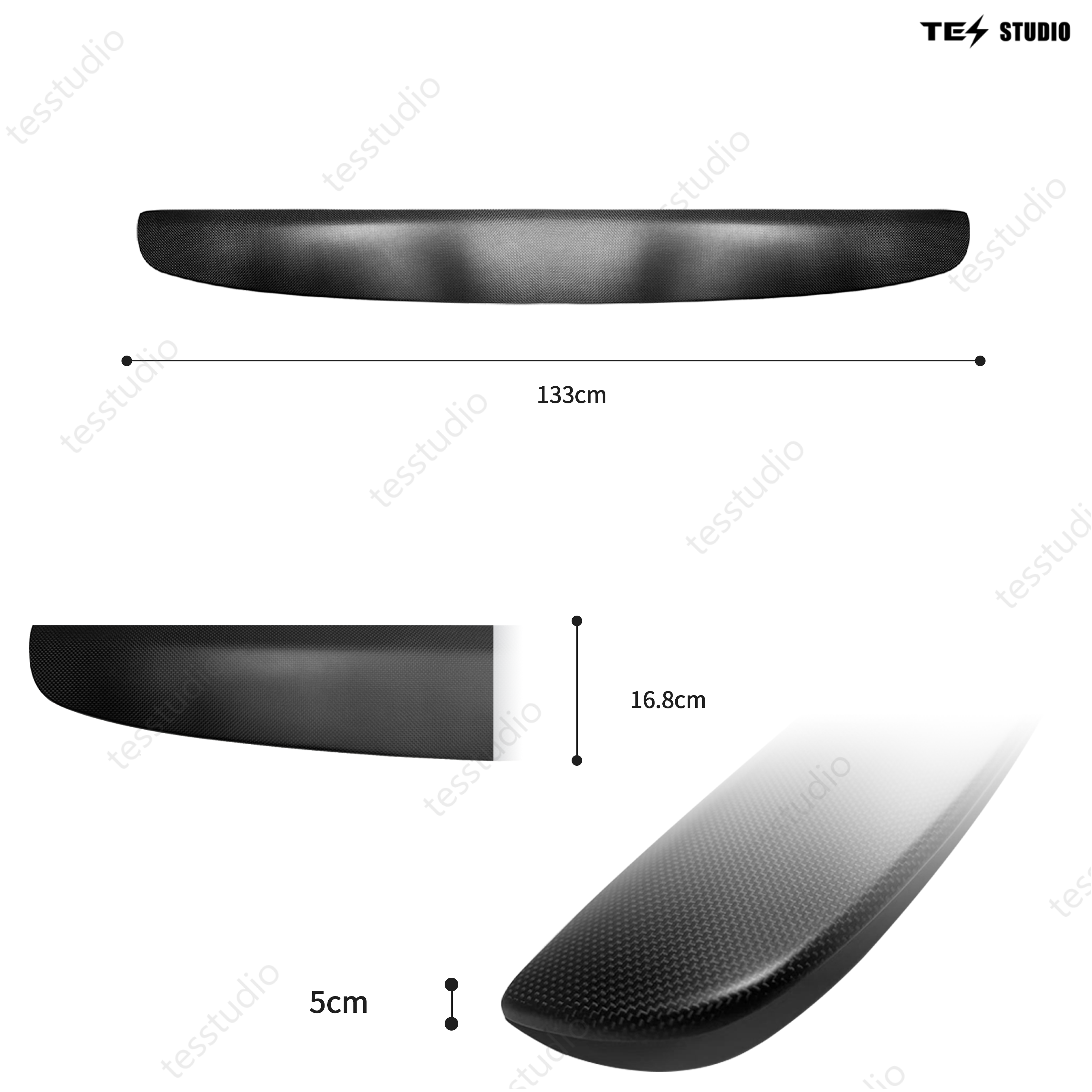 Carbon Fiber Dashboard Replacement For Model 3 Highland/ Y Juniper