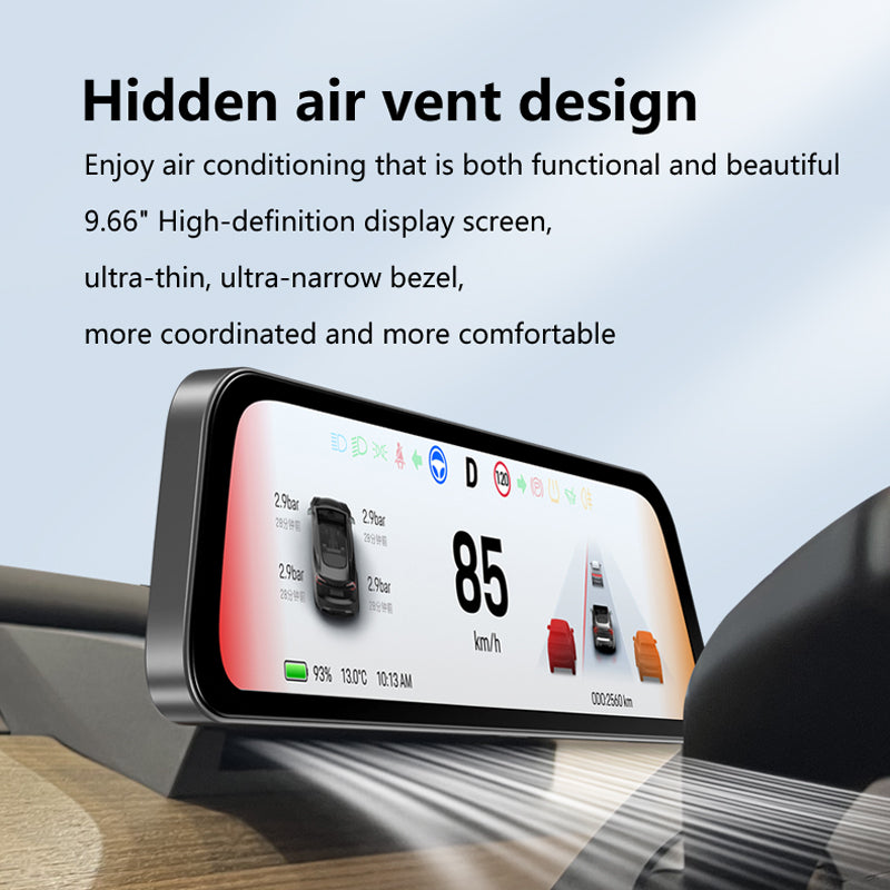Tesla Dashboard Display — plug-and-play wiring harness detail