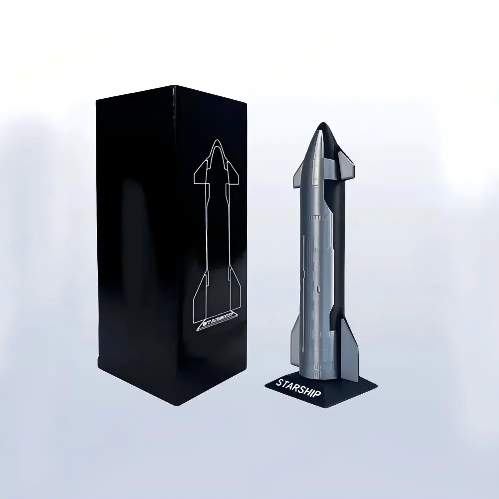 Handcrafted SpaceX Starship B7 Rocket Model | Ready-to-Display Collectible | Tesstudio