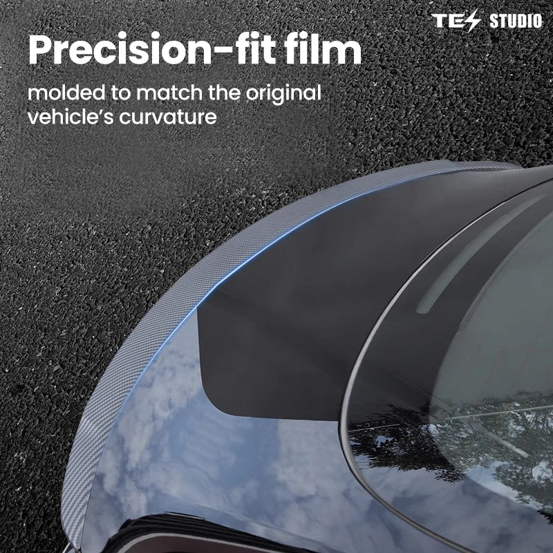 2025 2026 Real Carbon Fiber Tail Spoiler Wing For Tesla Model 3/Y/S Model Y Juniper