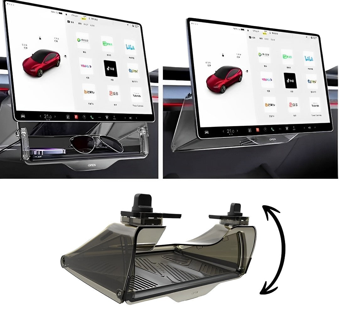 Tesla Model 3 / Model Y Hidden Central Control Screen Lower Storage Box | Center Console Organizer
