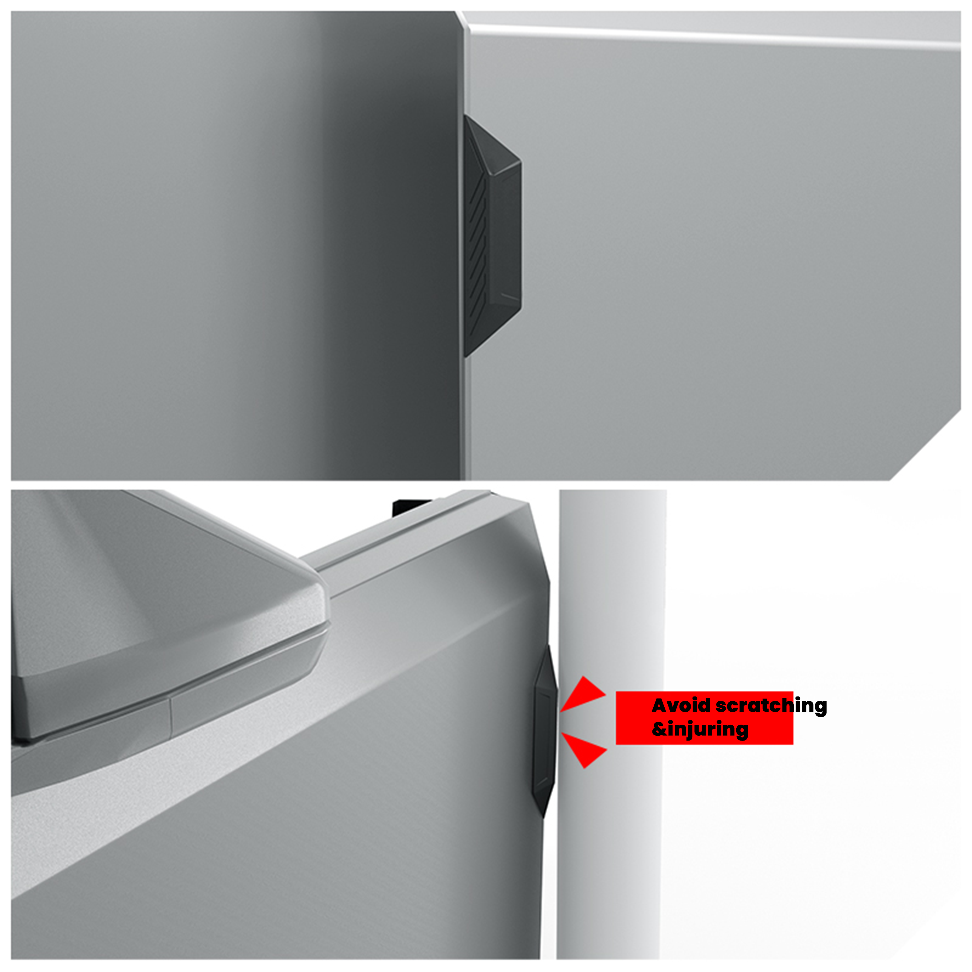 Anti-Collision Strip Cybertruck Door Protection(4pcs) For Tesla Cybertruck