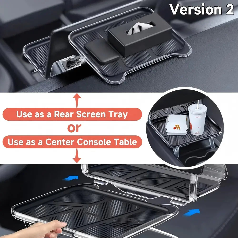 Tesla Model 3 / Model Y Hidden Central Control Screen Lower Storage Box | Center Console Organizer