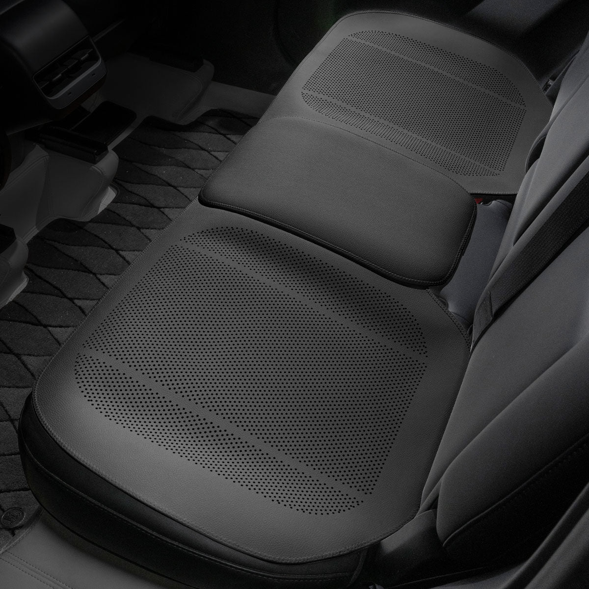 Universal Full-Coverage Breathable Nappa Leather Car Seat Cushion Cover