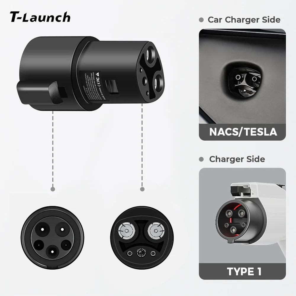 J1772 To Tesla Adapter for Tesla Model 3/Y/S/X/Cybertruck