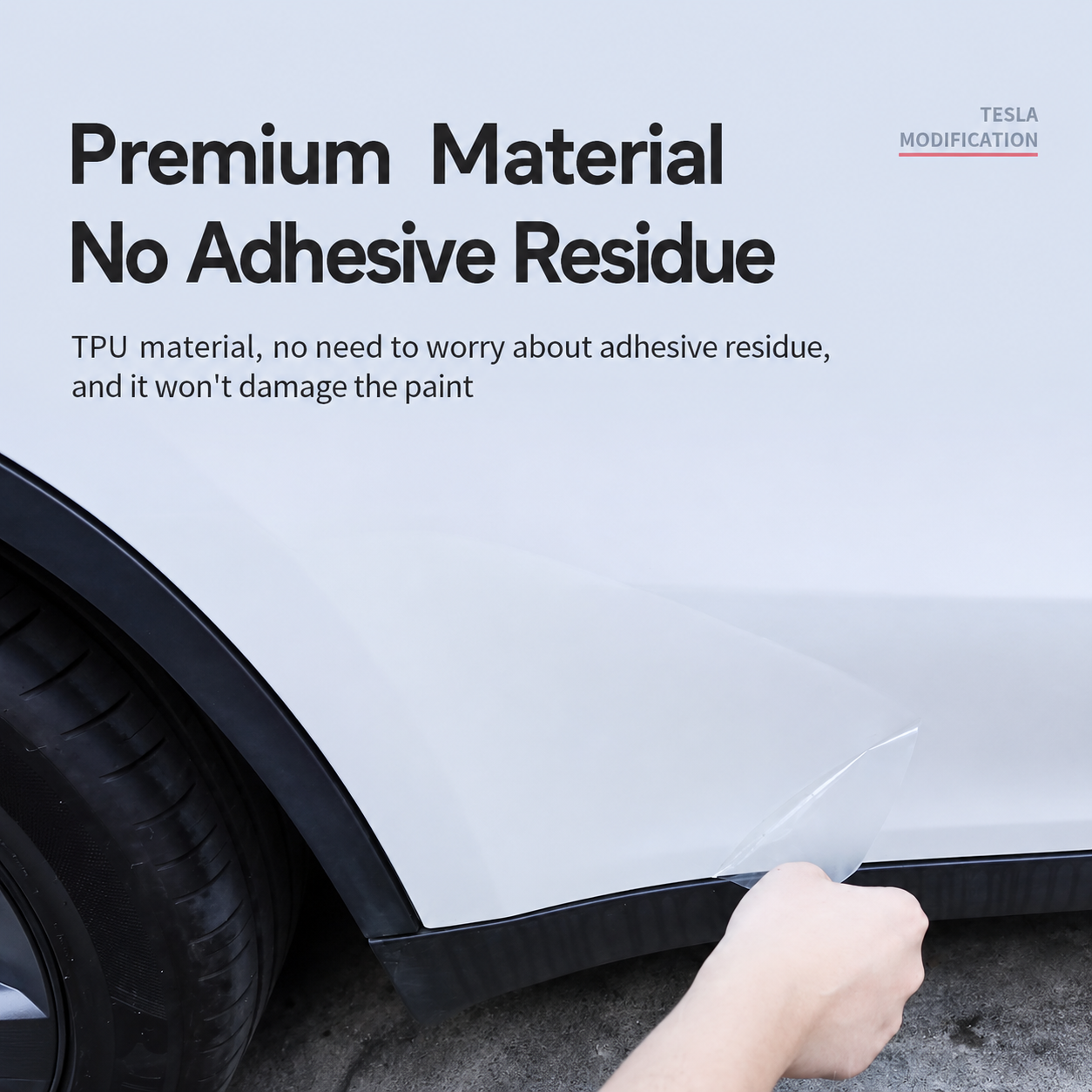 Door Triangle Paint Protection Film TPU Clear Guard for Tesla Model 3 / Model 3 Highland / Model Y / Model Y Juniper / Model Y L