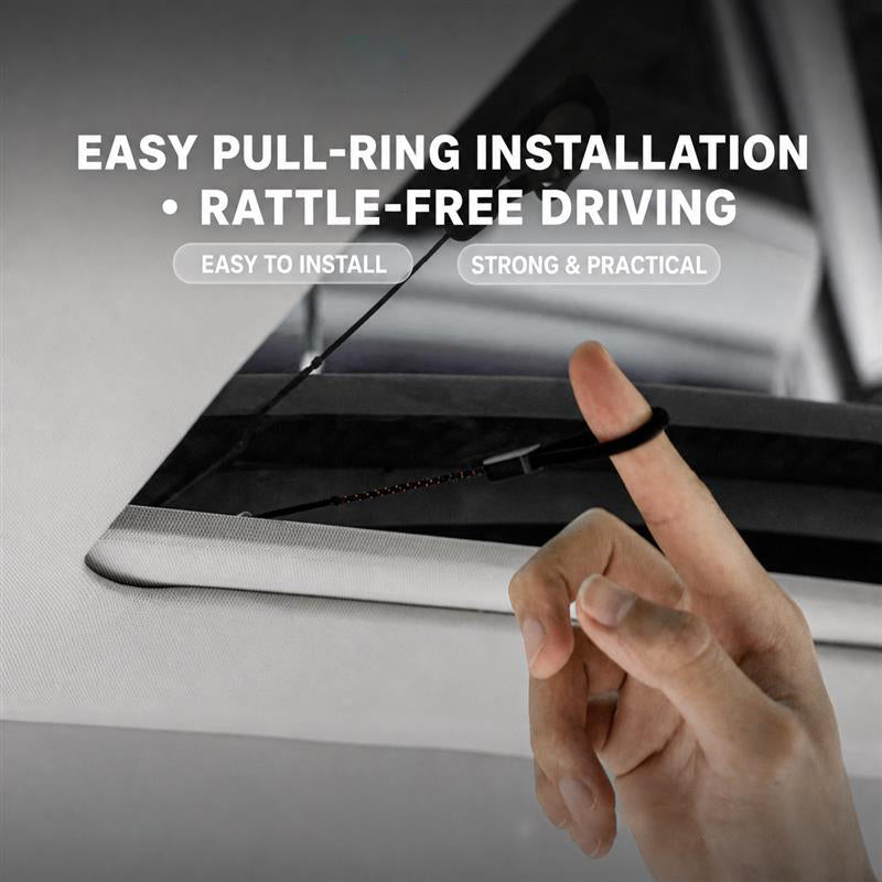 Manual Retractable & Foldable Roof Sunshade with Dual 1/4" Mounts and Magnetic Points for Tesla Model Y/Y Juniper