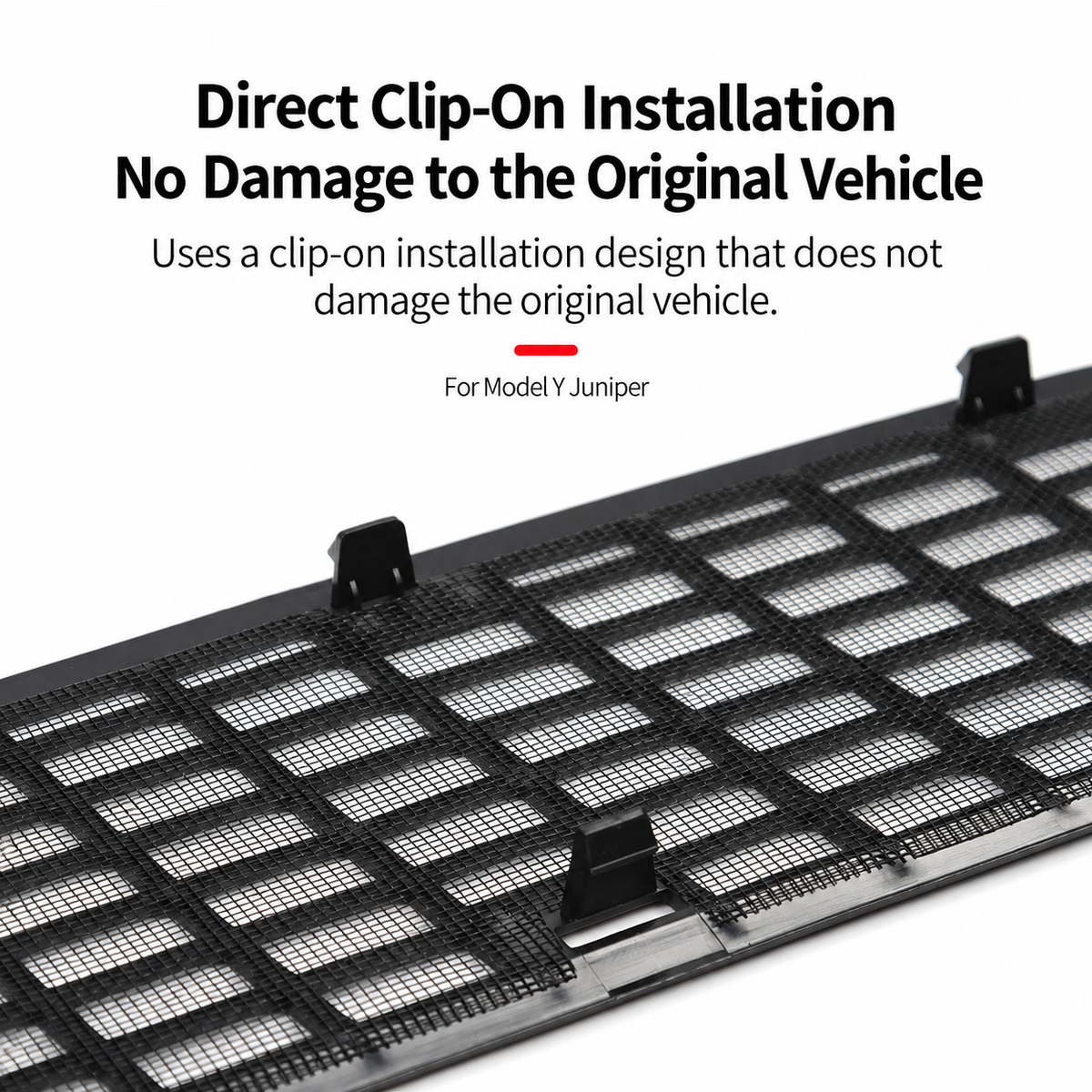 Front Air Intake Protection Mesh for Tesla Model Y Juniper 2025.03+