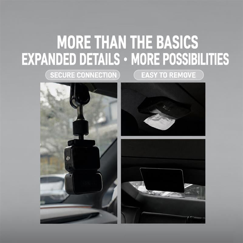 Manual Retractable & Foldable Roof Sunshade with Dual 1/4" Mounts and Magnetic Points for Tesla Model Y/Y Juniper