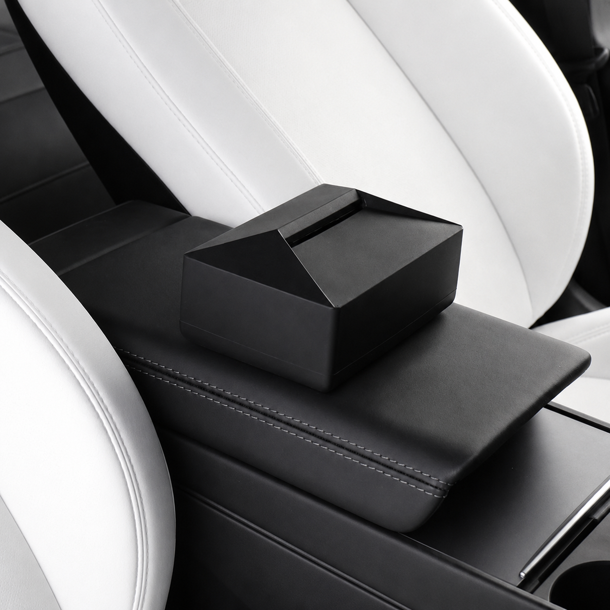 Cyber-Style Car Tissue Box for Tesla Model Y / 3 / X / S