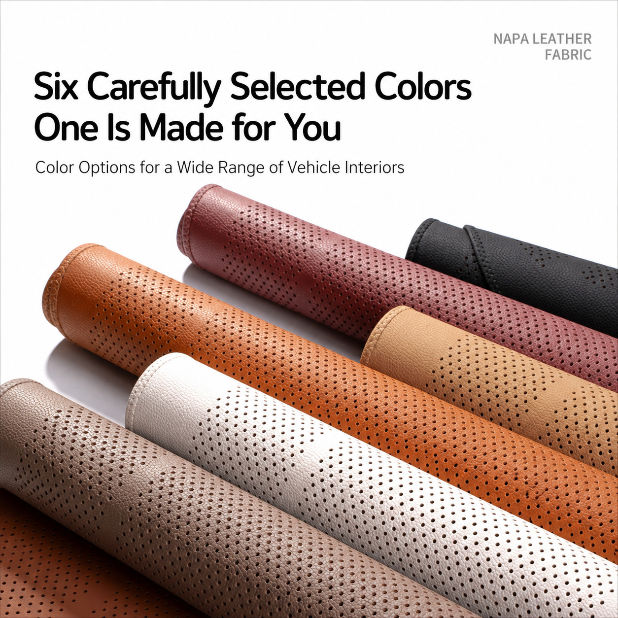 Universal Full-Coverage Breathable Nappa Leather Car Seat Cushion Cover