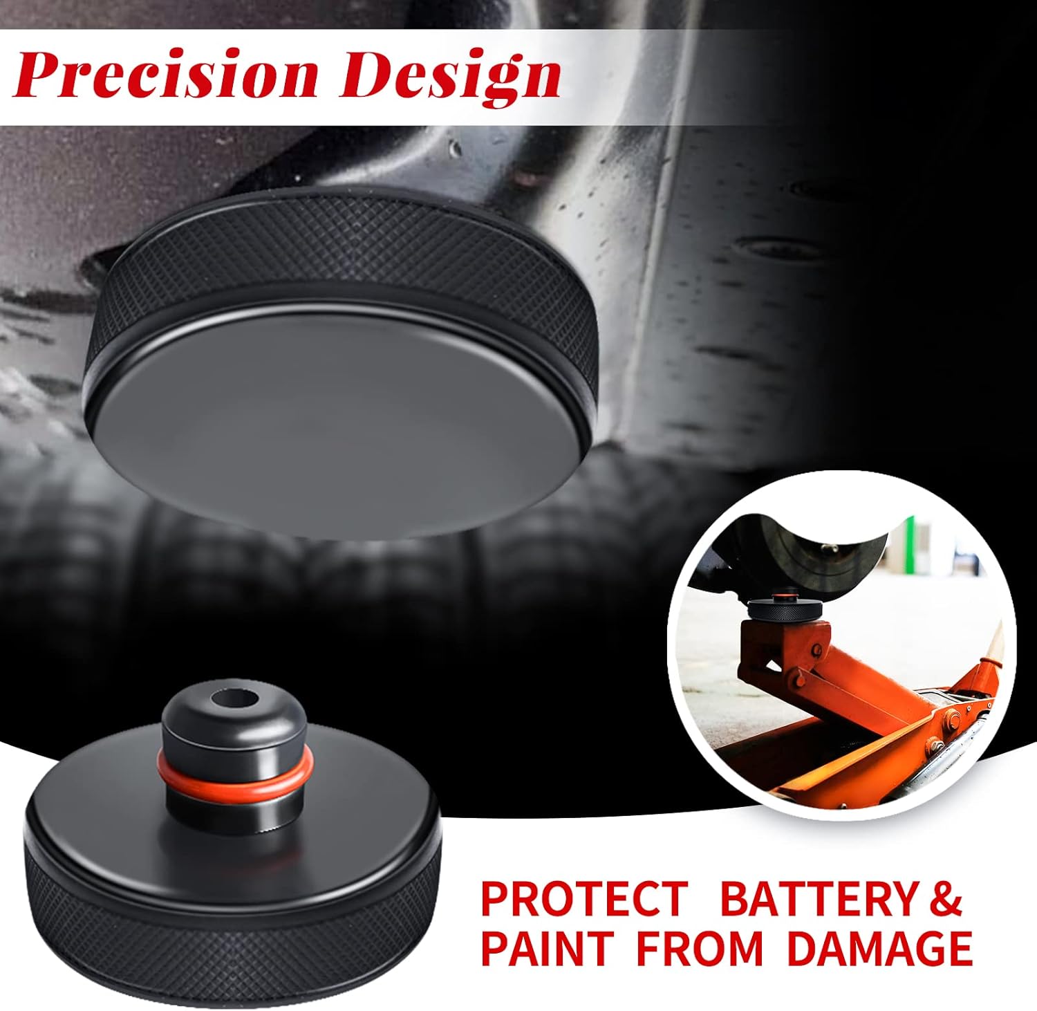 2025 2026Tesstudio 4 Pucks with Storage Case Lifting Jack Pad for Tesla Model 3/S/X/Y