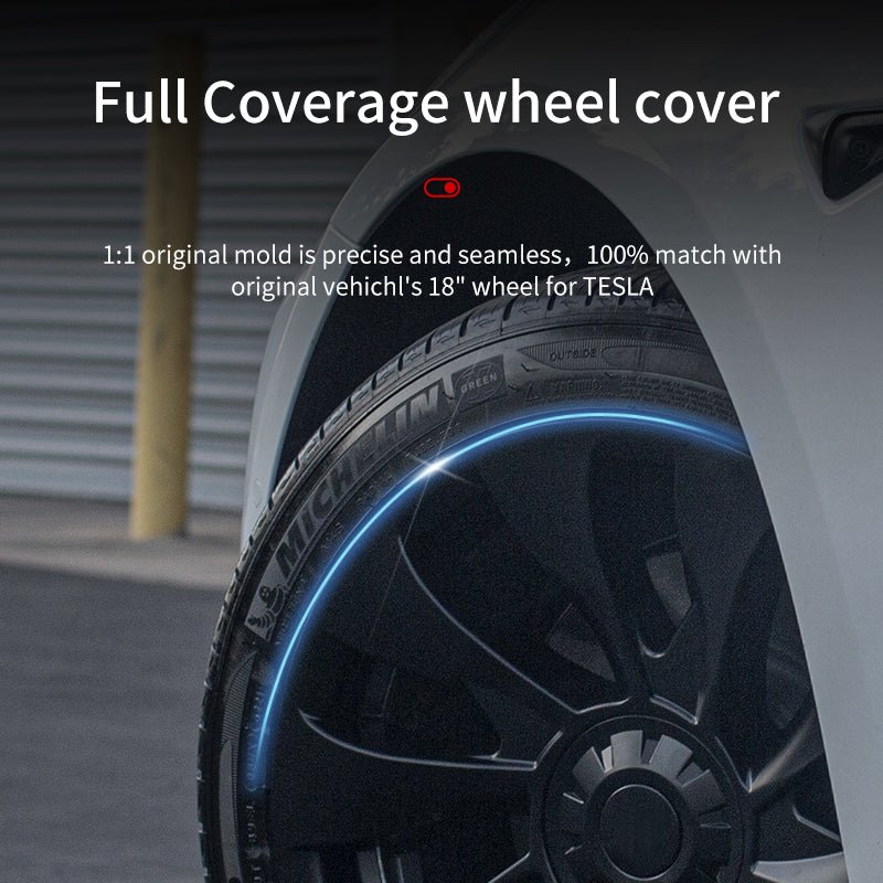 Hub Cap 18'' Überturbine Style Wheel Cover(2017-2023) For Tesla Model 3