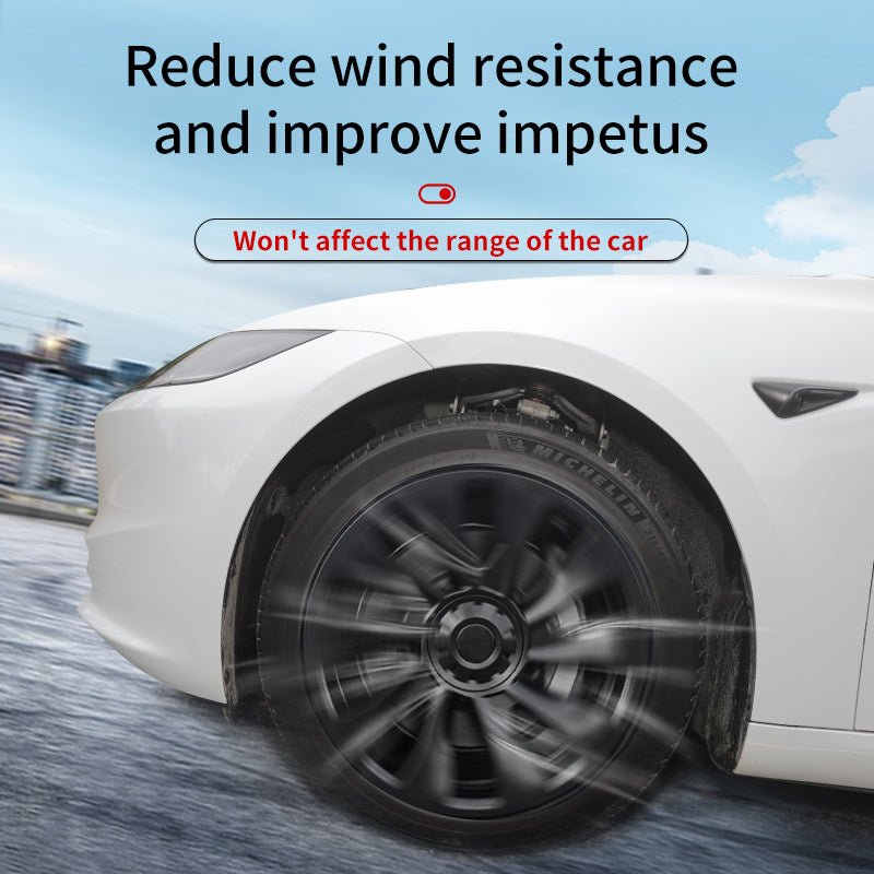Hub Cap 18'' Überturbine Style Wheel Cover(2017-2023) For Tesla Model 3