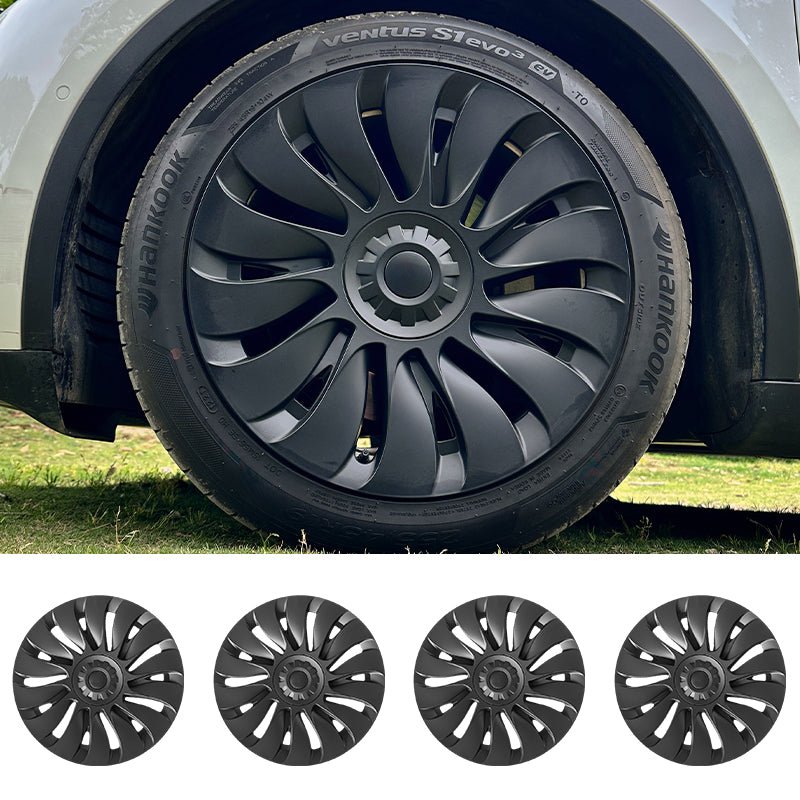 Tesla Model Y Wheels 19'' Storm Wheel Cap Covers Model Y Center Caps Tesla Wheel Tesstudio®