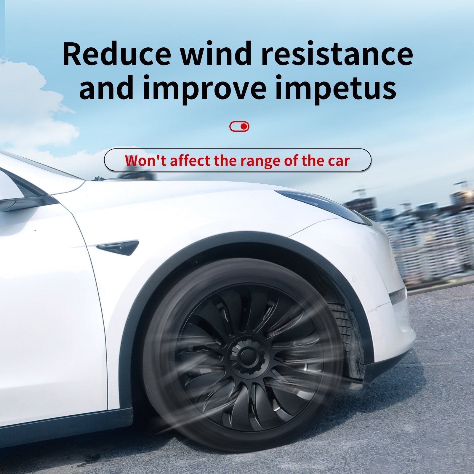 Tesla Model Y Wheels 19'' Storm Wheel Cap Covers Model Y Center Caps Tesla Wheel Tesstudio®