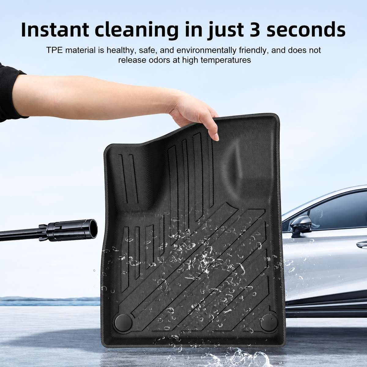 Custom-Fit TPE Floor Mats & Cargo Liner for Rivian R2