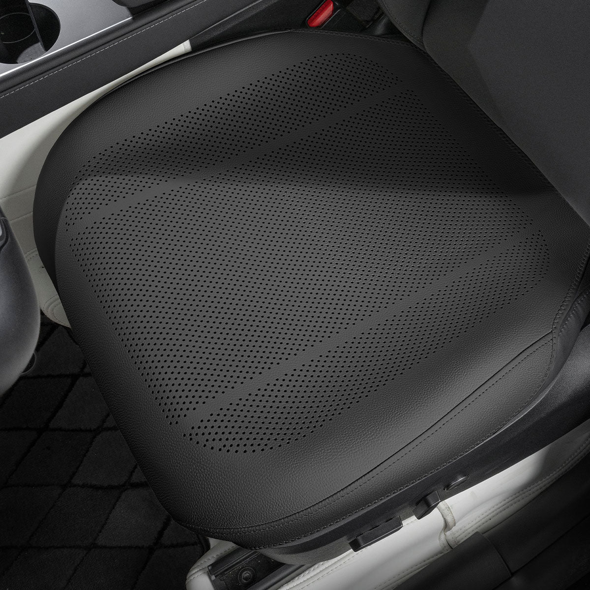 Universal Full-Coverage Breathable Nappa Leather Car Seat Cushion Cover