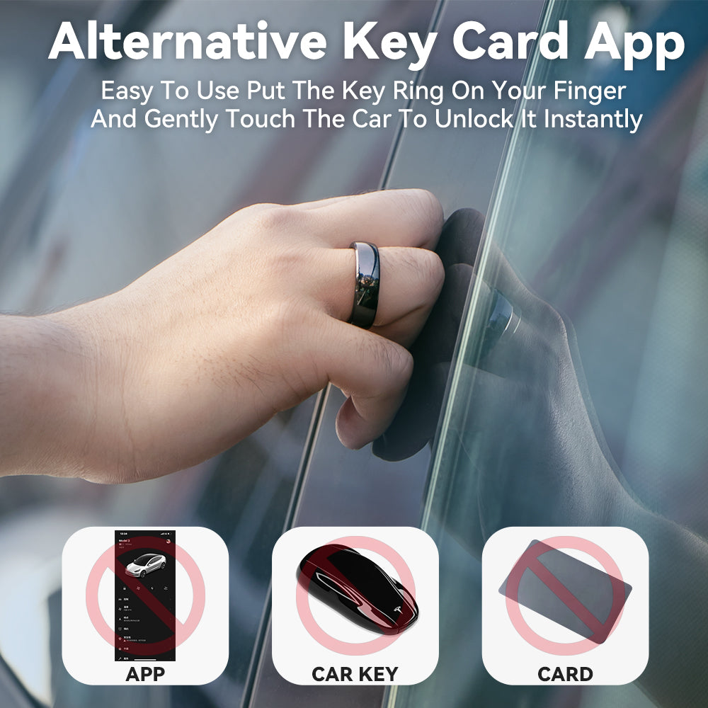 RFID Smart NFC Ring Key Accessory Fob Card Open Door For Cybertruck