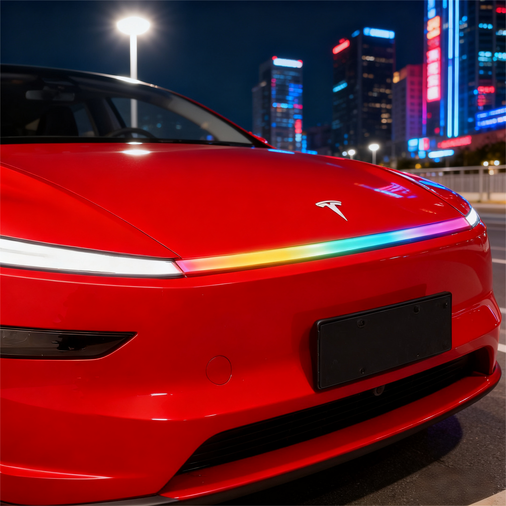 Tesstudio RGB Dynamic Daytime Running Lights for Tesla Model Y Juniper 2025.03+