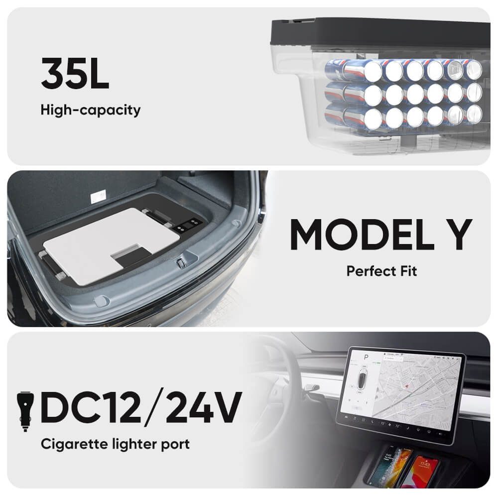 Tesla Model Y Cooler — multiple cooling modes