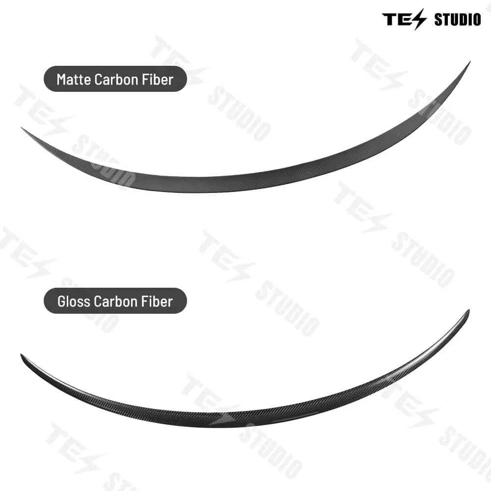 Tesstudio Tesla Model S Carbon Fiber Trunk Spoiler (2014-2023) Tail Wing