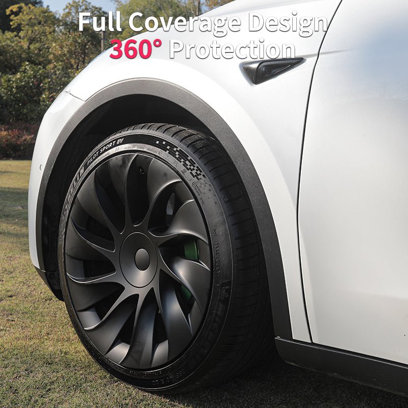 Tesla Model Y Wheel Cap 20'' Cyclone Tesla Wheel Cover Best Steering Wheel Cover Tesla Accessories Tesstudio®