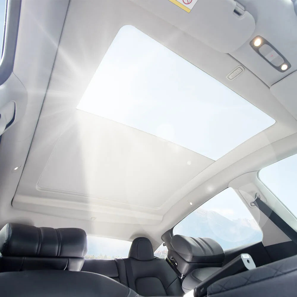 테슬라 모델 Y 전동 선쉐이드/Electric Retractable Sunshade for Tesla Model Y with Front and Rear Button