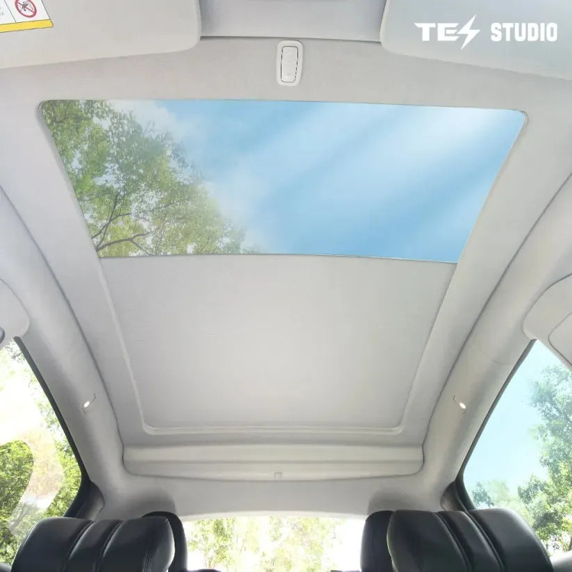 테슬라 모델 Y 전동 선쉐이드/Electric Retractable Sunshade for Tesla Model Y with Front and Rear Button