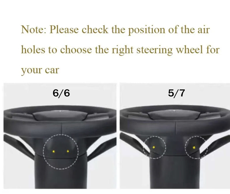 Tesstudio Model 3/Y Cybertruck Style Steering Wheel for Tesla