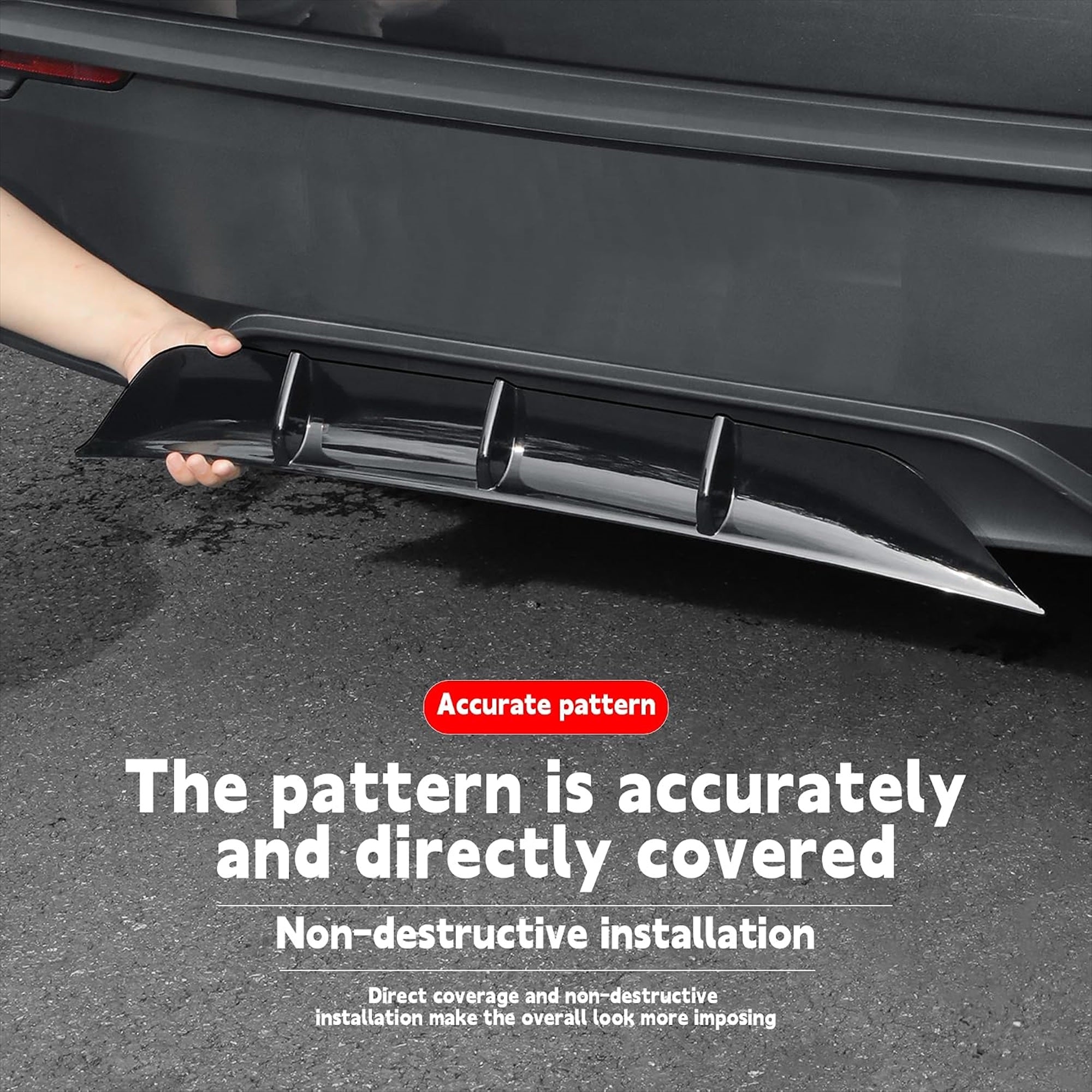Rear Bumper Diffuser for Tesla Model Y Juniper 2025-2026 | Tesstudio