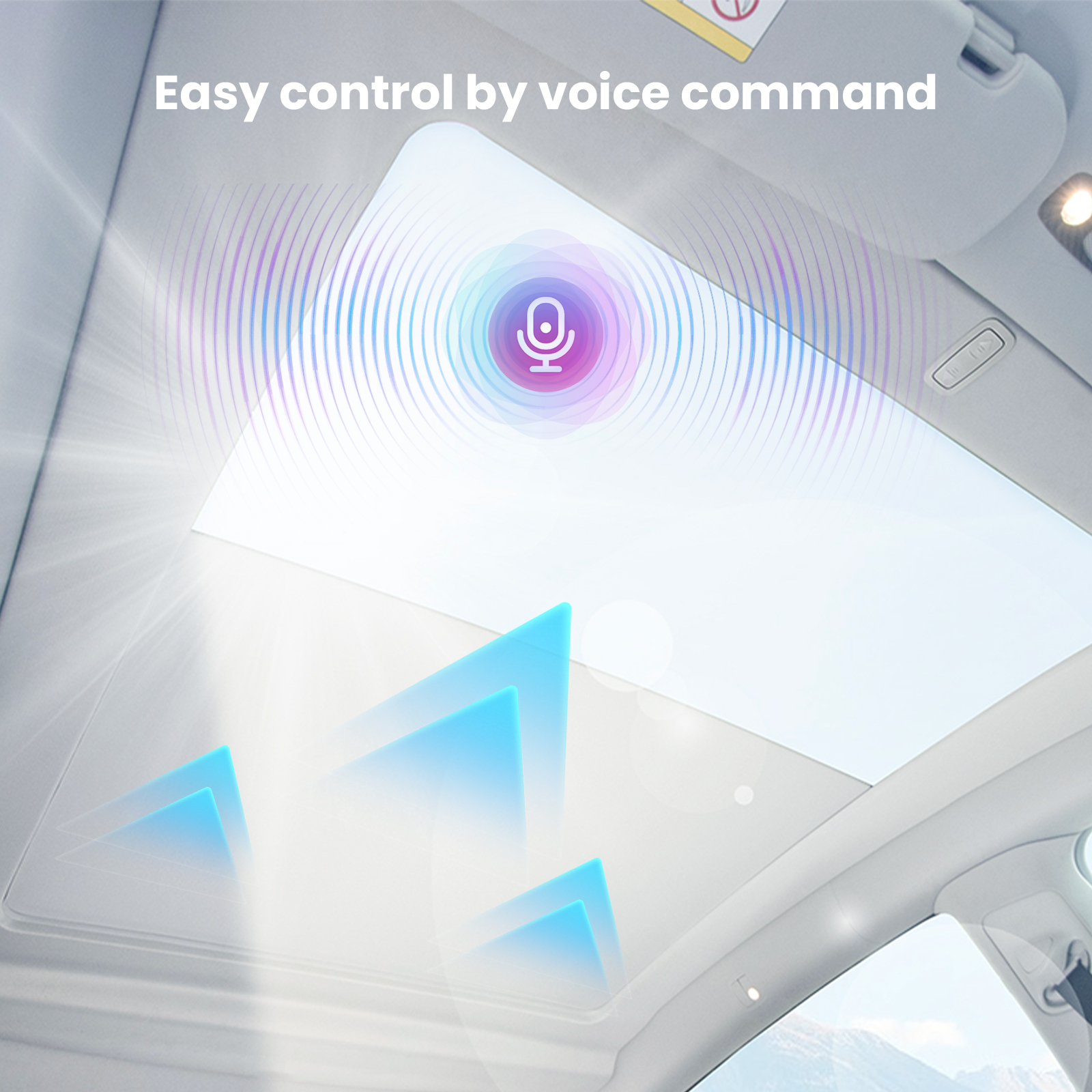 Tesla Model Y Sunshade Voice Control Electric Sunshade Model Y Power Sunshade Retractable Roof Shade Tesstudio®