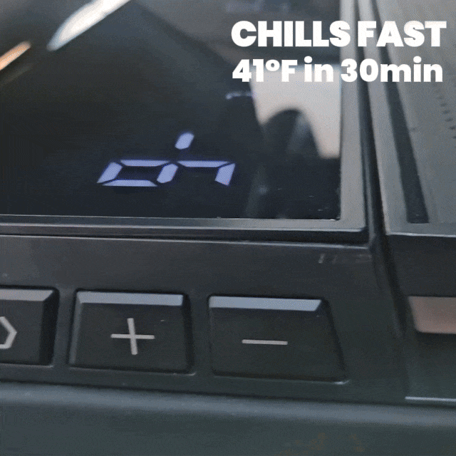 Tesla Y Cooler — compartment interior with cooling space