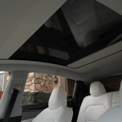 🇨🇦 Canada Exclusive - Electric Sunshade with Ambient Lighting For Tesla Model Y | 3-Day Delivery