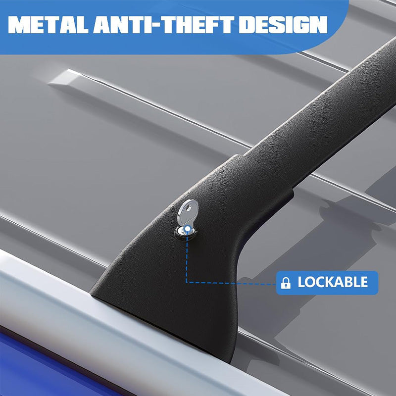 Roof Rack Cross Bars Compatible with Chevrolet Suburban & Tahoe, GMC Yukon & Yukon XL, Cadillac Escalade & Escalade ESV (2015-2020)